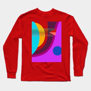 Artistic Curves & Lines Long Sleeve T-Shirt